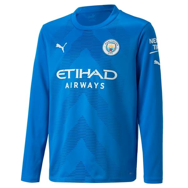 Tailandia Camiseta Manchester City Portero ML 2022-2023 Azul